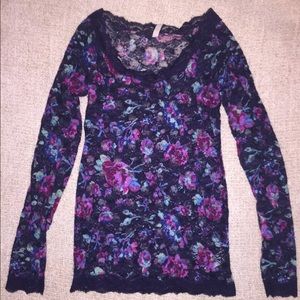 Lacy floral top